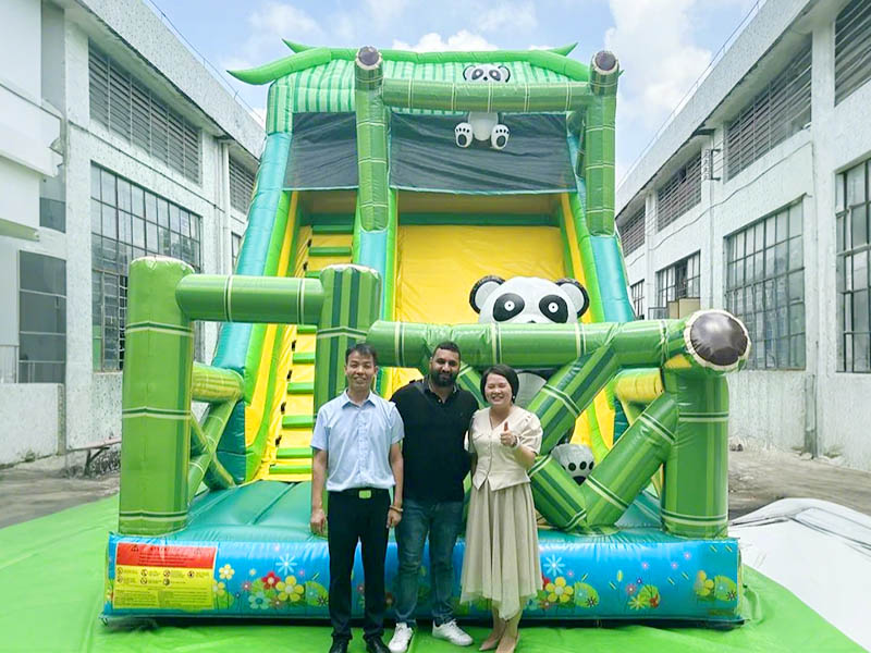 Egypt client Ahmed sheta visit Guangzhou Funworld Infalatables Limited on 15th, Sep,2024