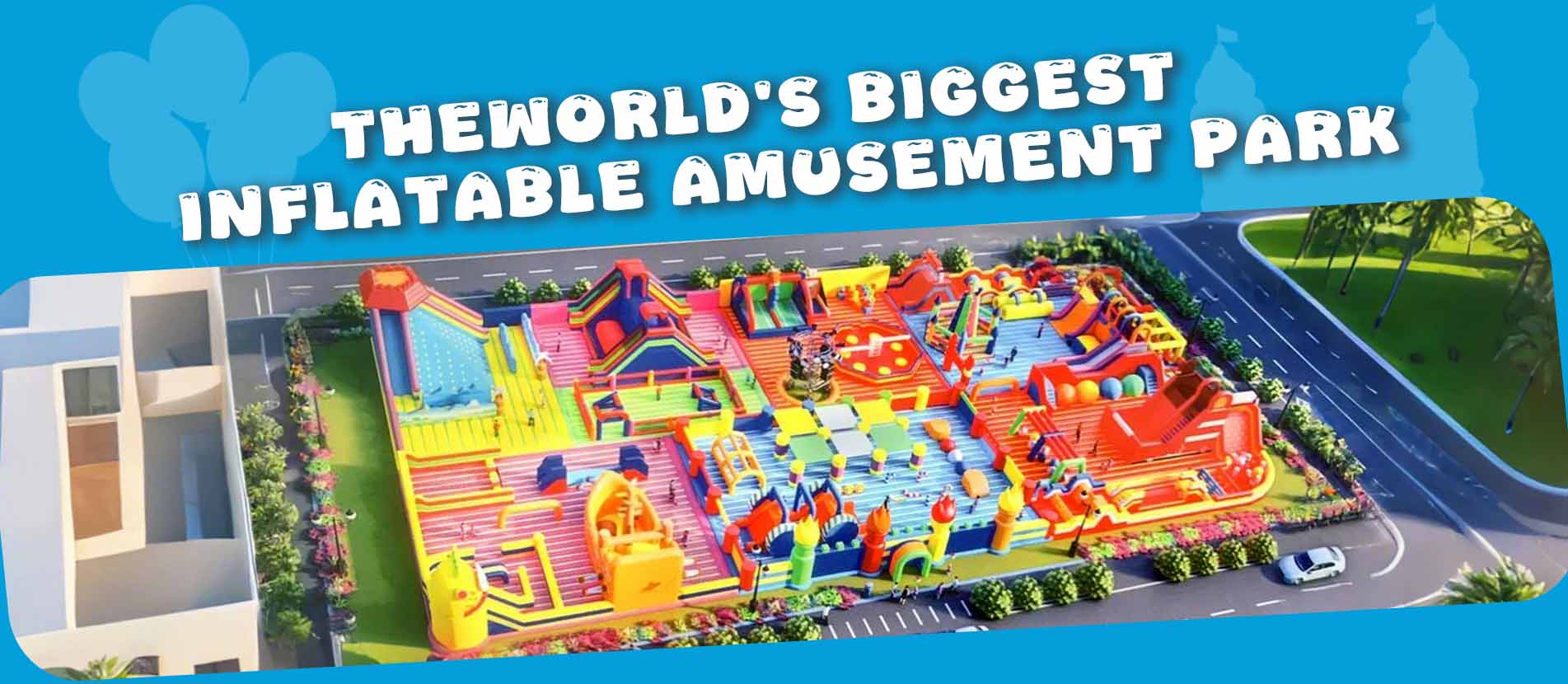 giant inflatable amusement park