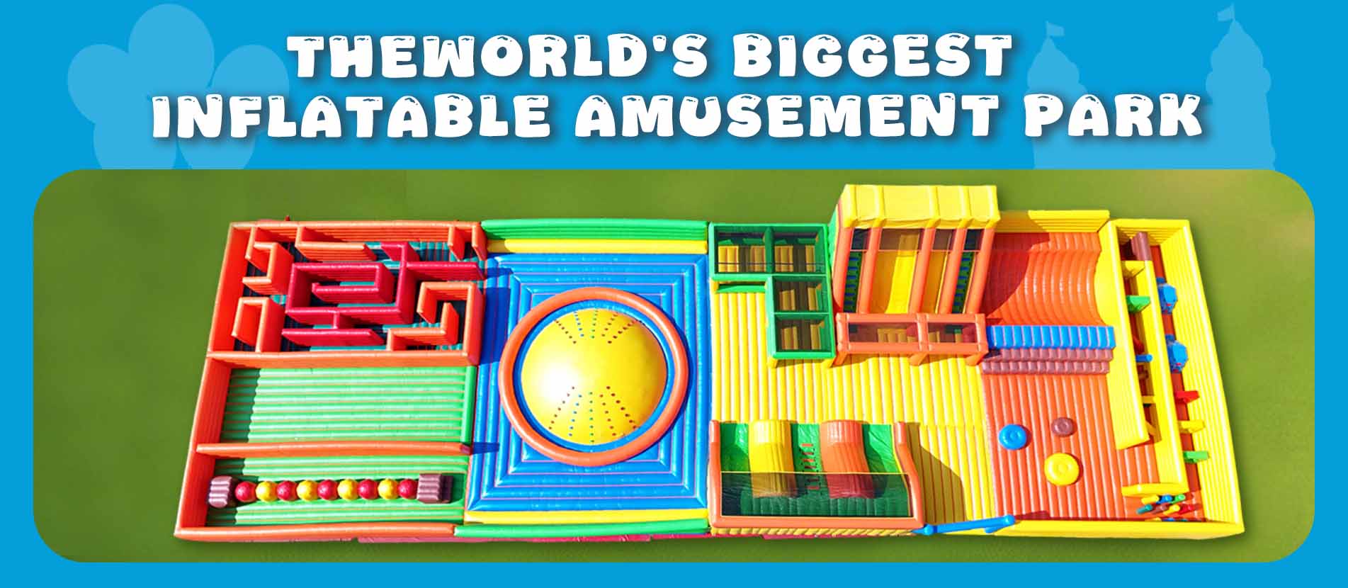 giant inflatable amusement park