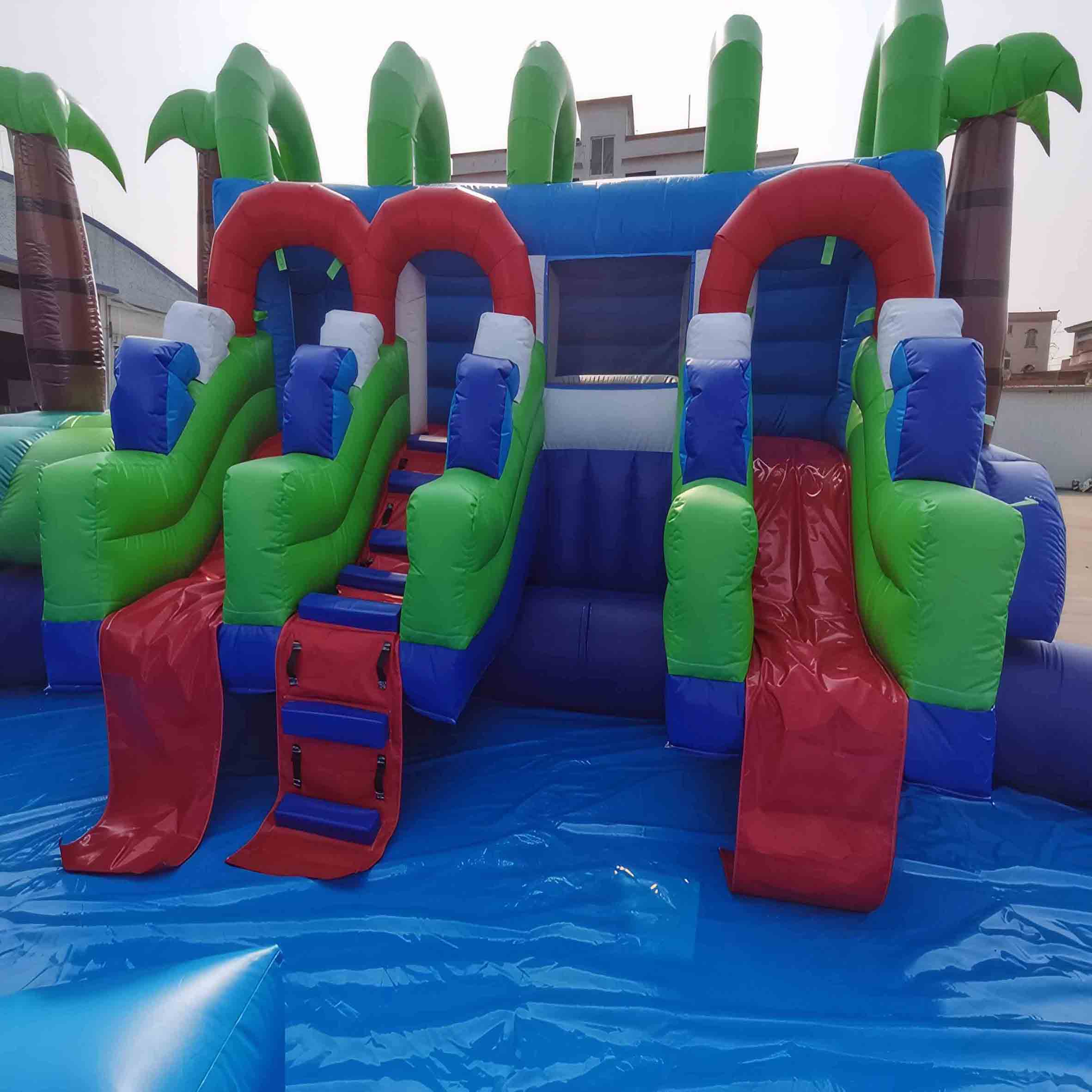 inflatable water slide park