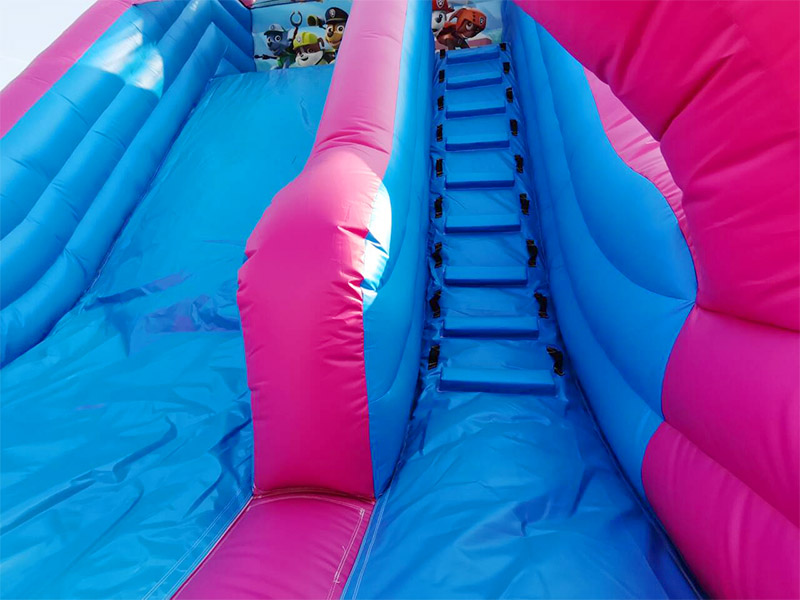 backyard inflatable slide