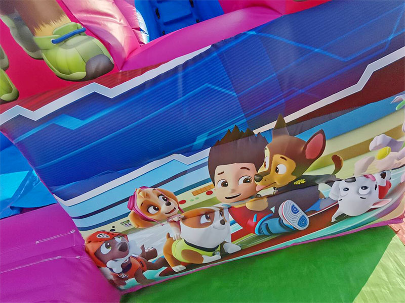dry inflatable slide