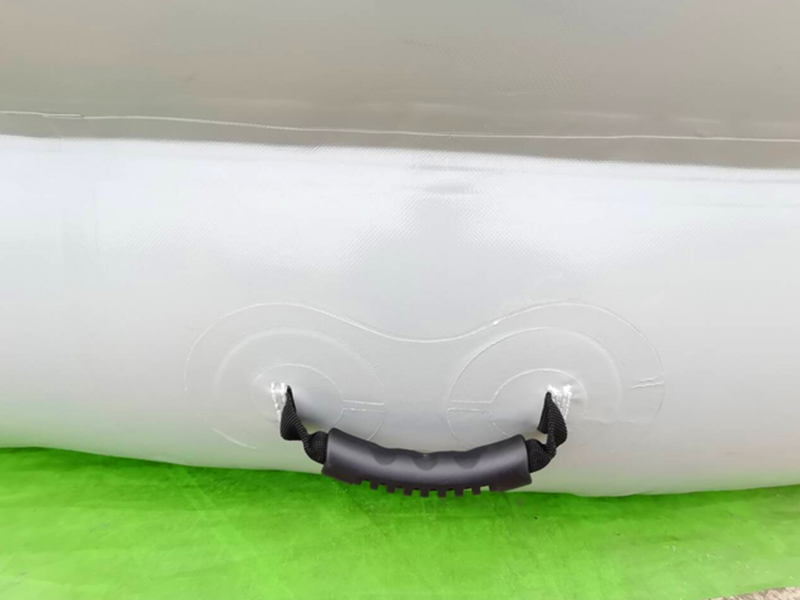 white inflatable pool
