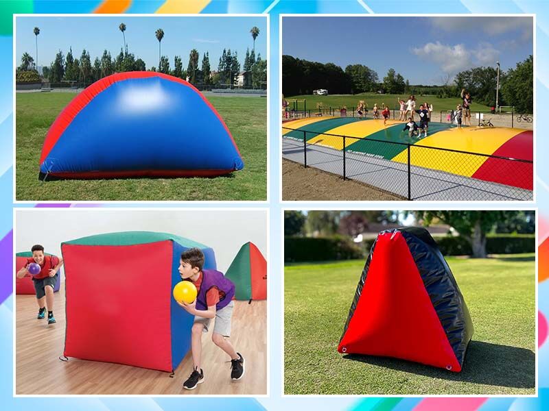 Outdoor inflatable jumping pillow for kids
