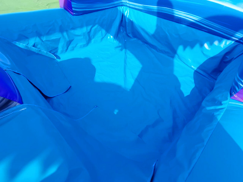 large backyard water slide