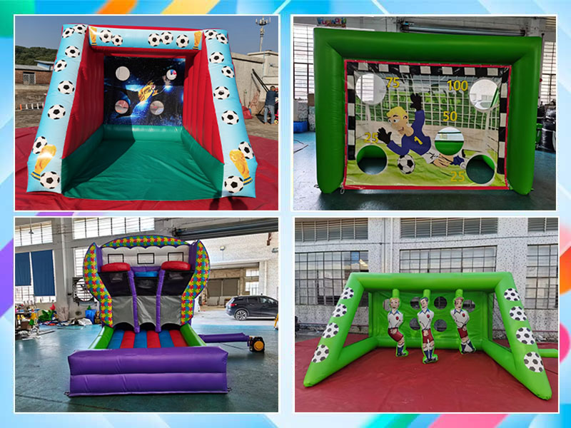 athletic inflatable goal games