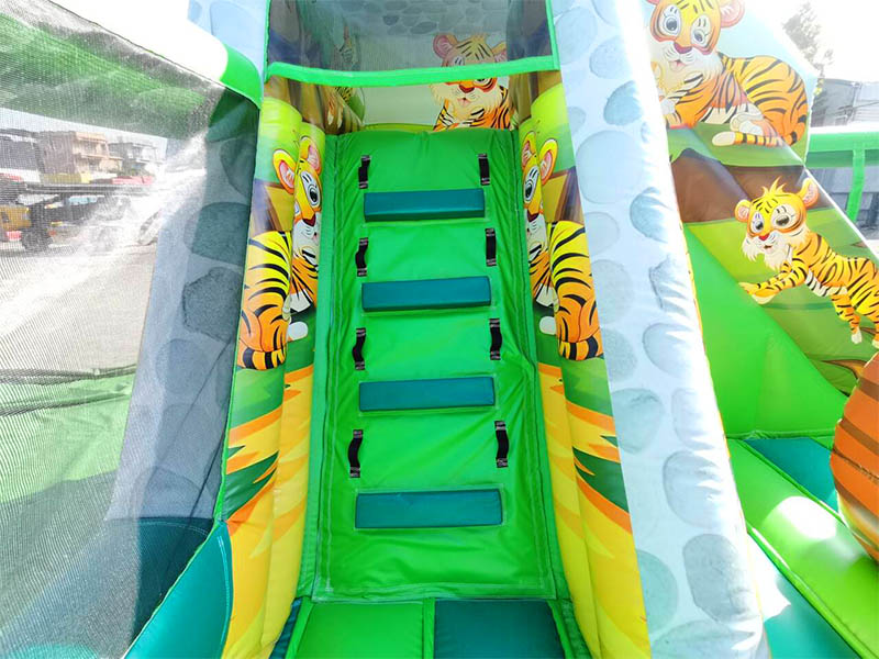 jungle blow up bounce house