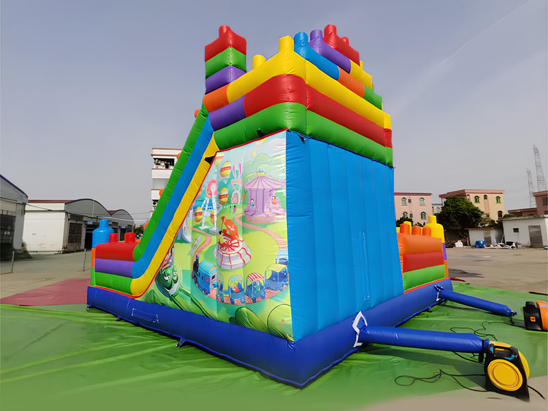 portable backyard inflatable park