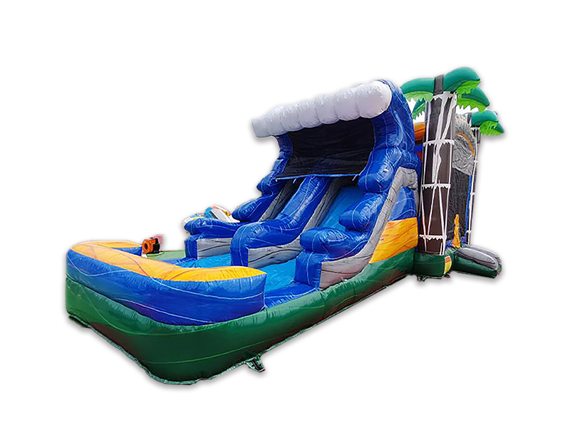 large inflatable water slide