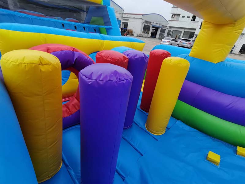 bouncy inflatable obstacle course