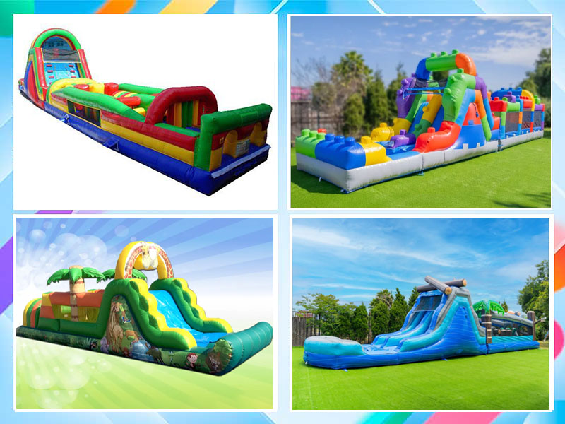 water slide inflatable  obstacle course