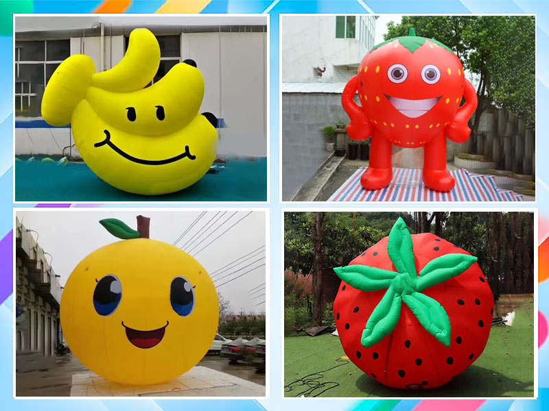 fun inflatable strawberry model