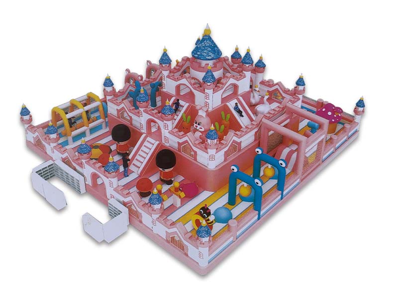 obstacle course huge inflatable park