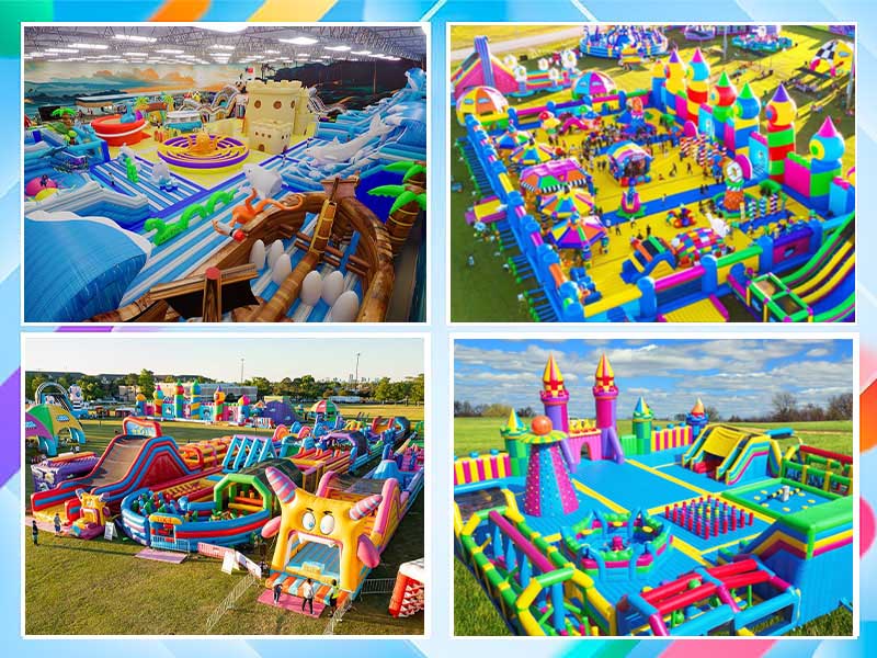  extensive garden inflatable park