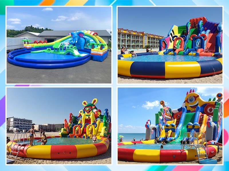 Sun Resistant inflatable water park