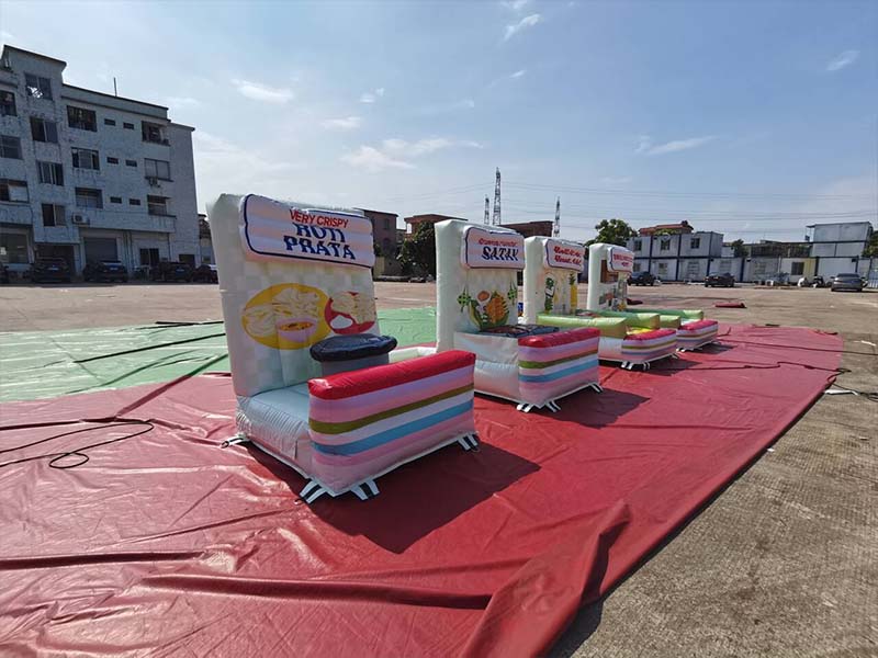 small backyard inflatable game