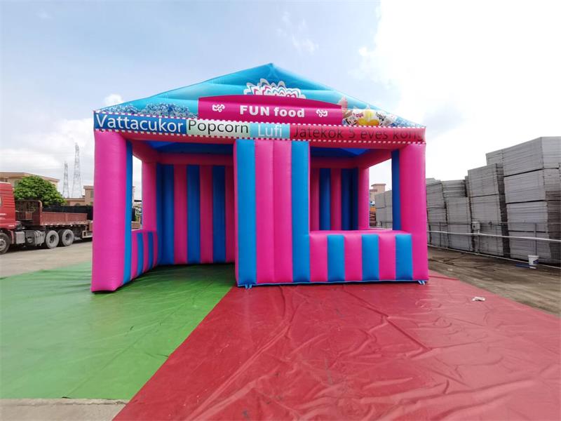 Outdoor game party inflatable carnival booth with event atmosphere, easily create a food