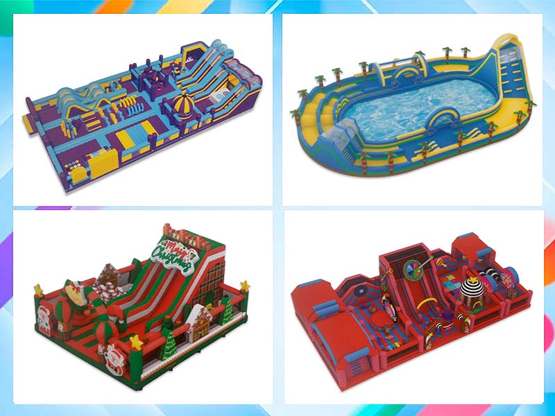 outdoor blow up inflatable park