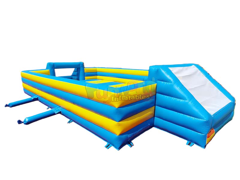 durable inflatable soap soccer field