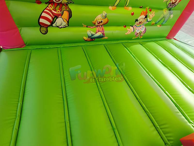 castle bounce house with slide