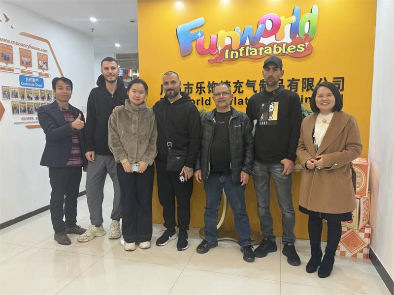 Collaboration journey between our Israeli client and Funworld on inflatable bouncy castle