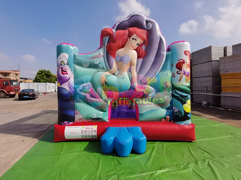 outdoor castle bounce house