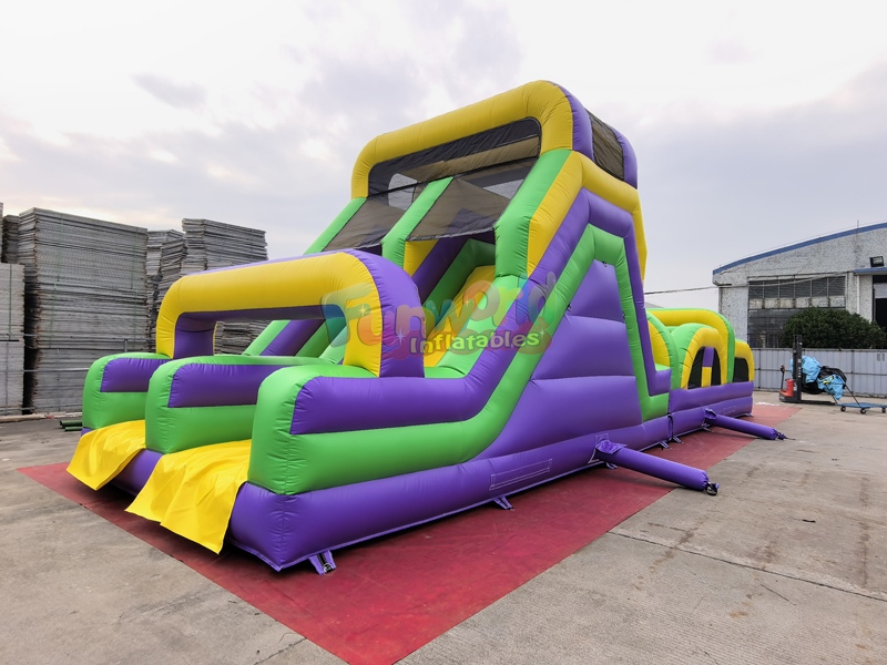 inflatable obstacle course bounce house