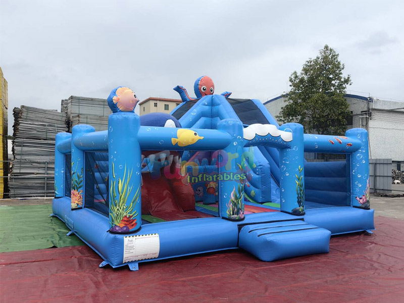 inflatable seaworld castle