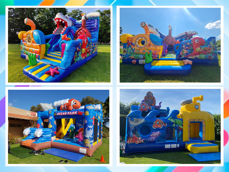inflatable ocean jumping castle