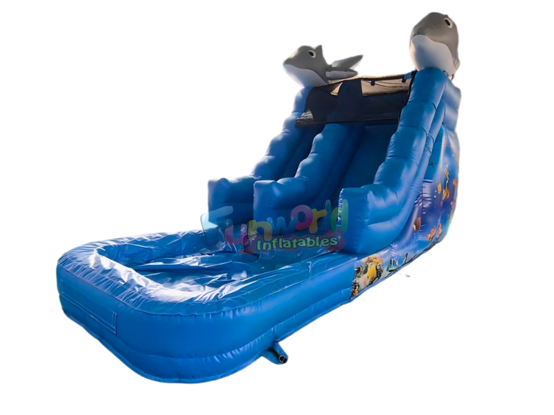 inflatable water slide for kids small