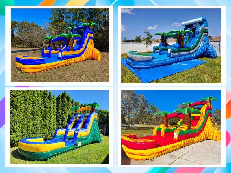 commercial kids inflatable water slide
