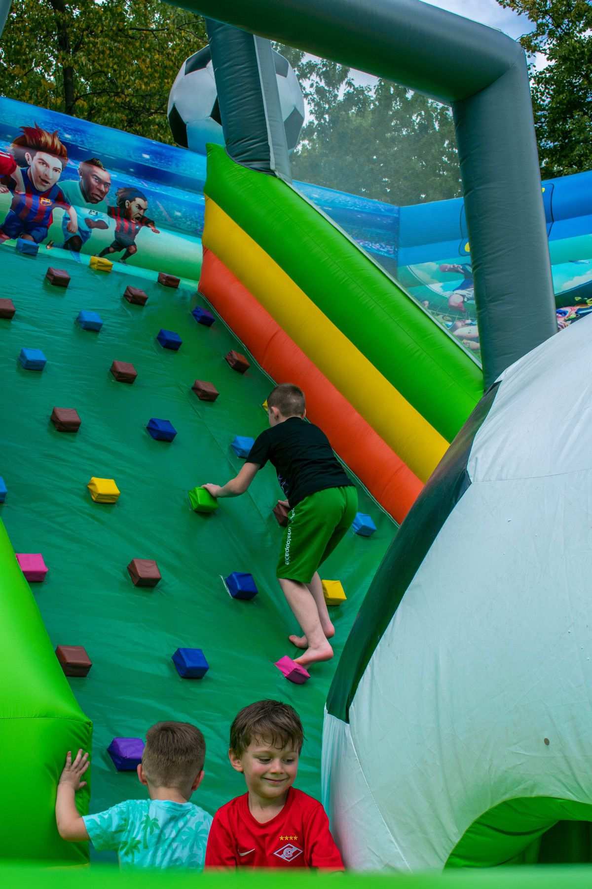 inflatable football park inflatable football park