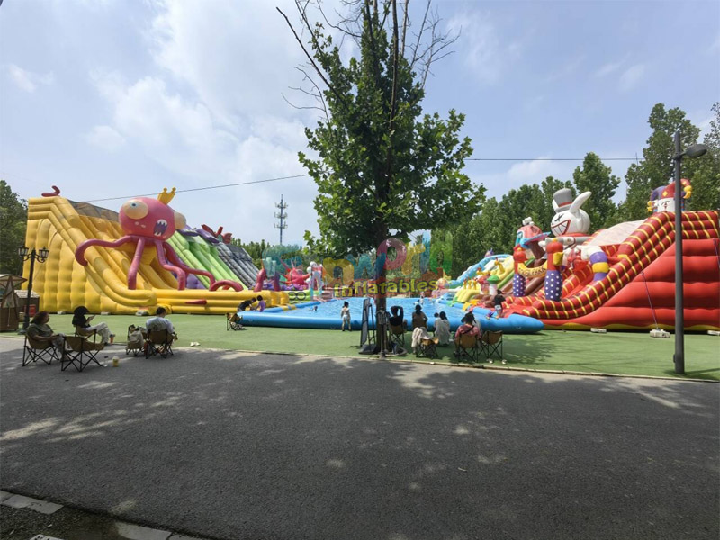 Chimu Magical World Inflatable Water Park: Summer Blockbuster Attraction for Beijing Wenyu River Park