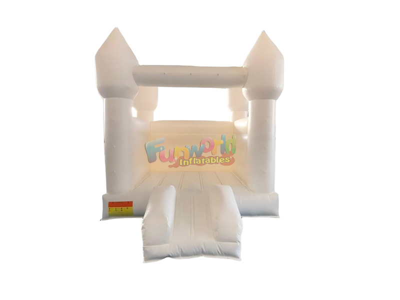 inflatable white bouncer