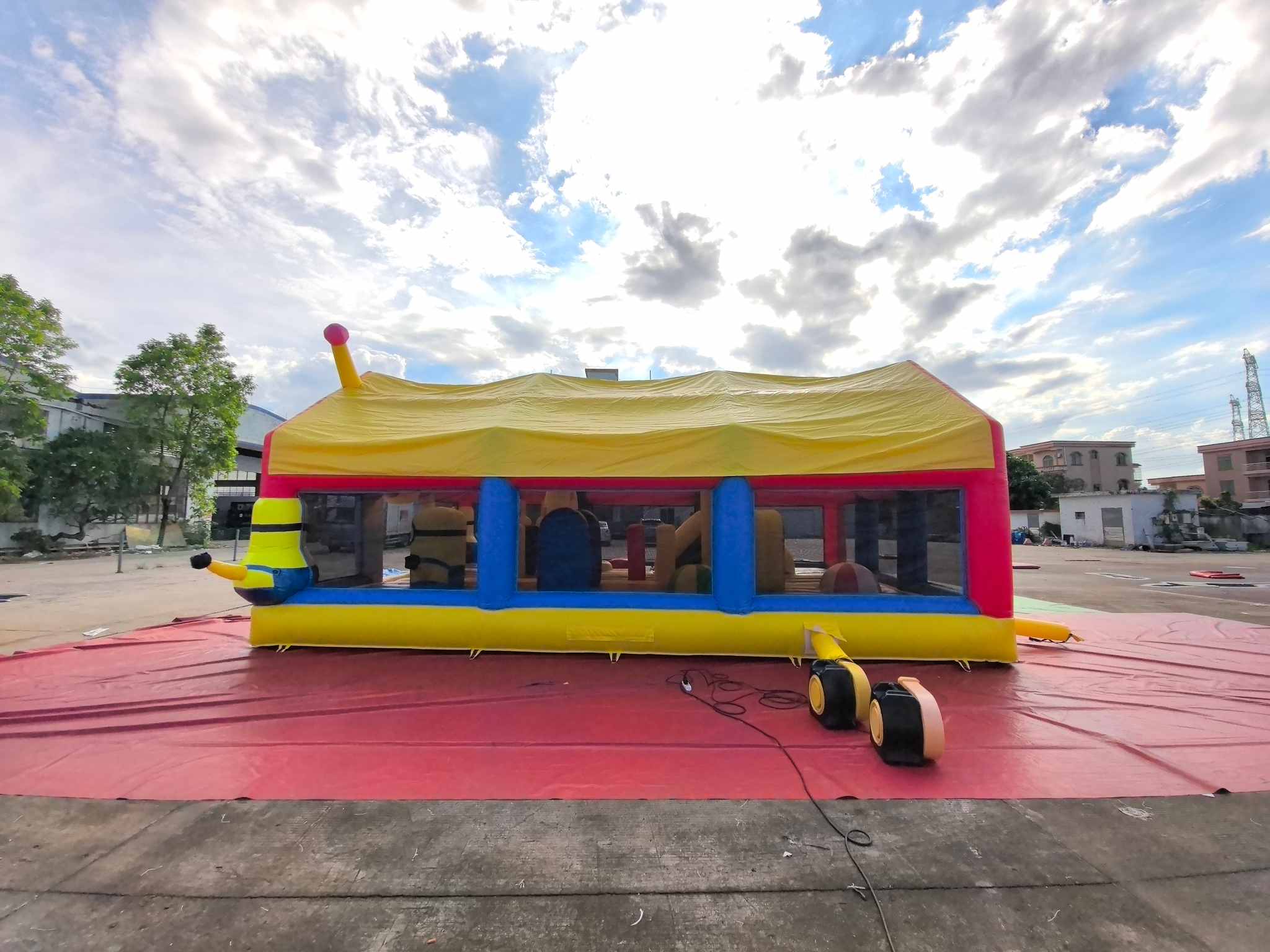 Giant bouncy castle
