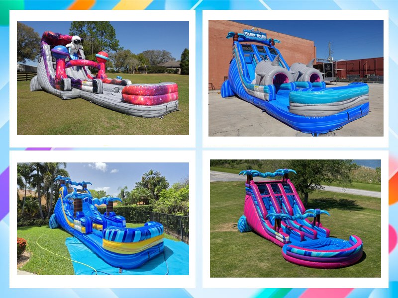 water inflatable slide