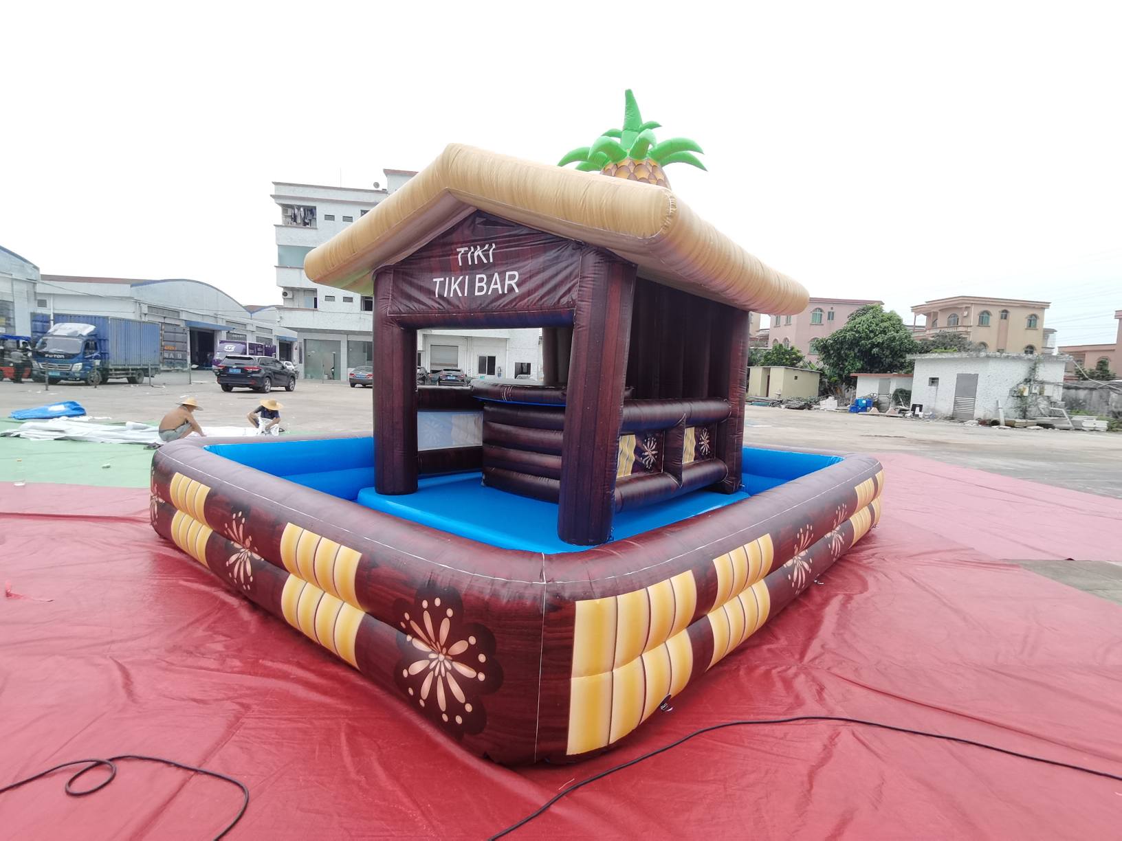inflatable pool bar