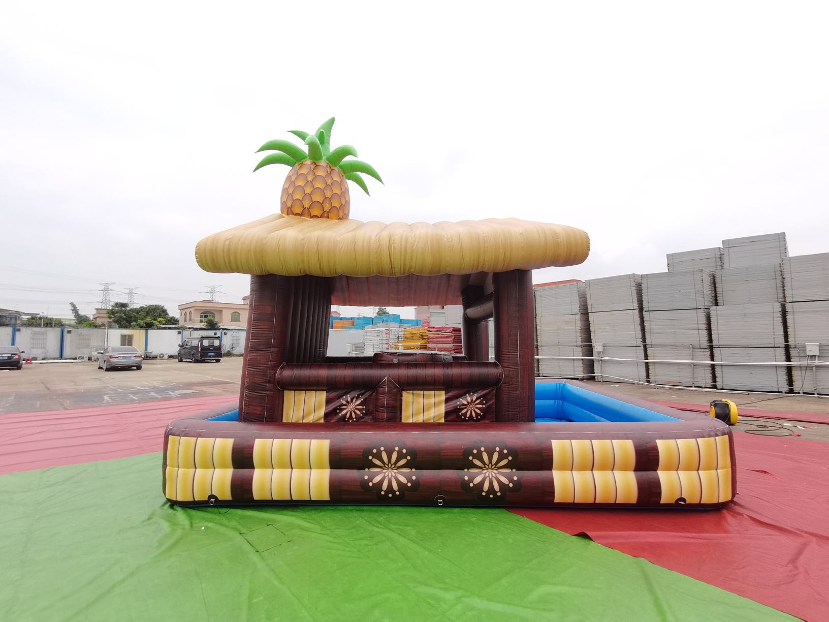 outdoor inflatable pool bar