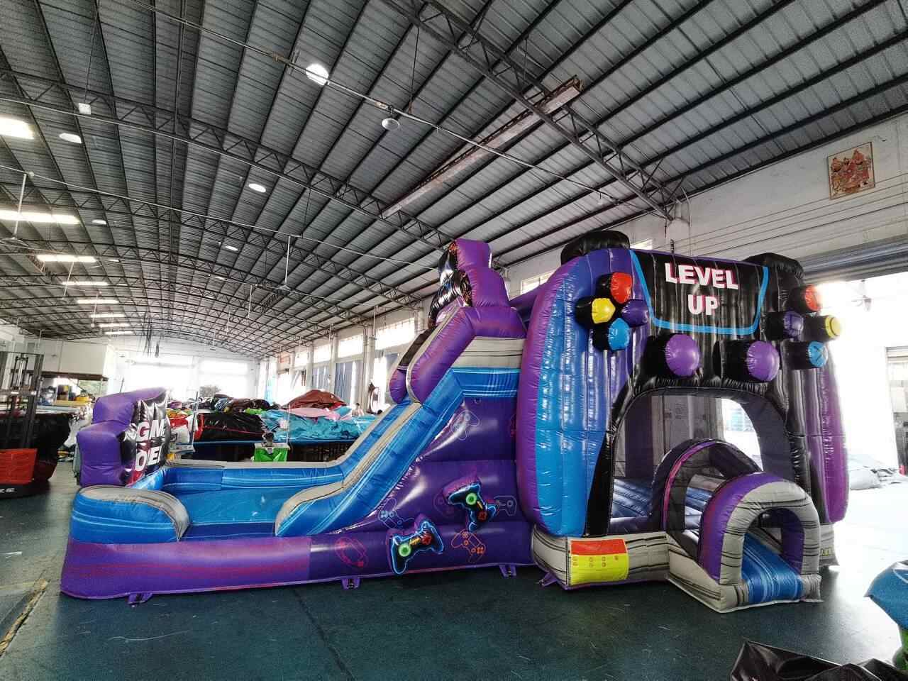 inflatable level up combo slide inflatable level up combo slide