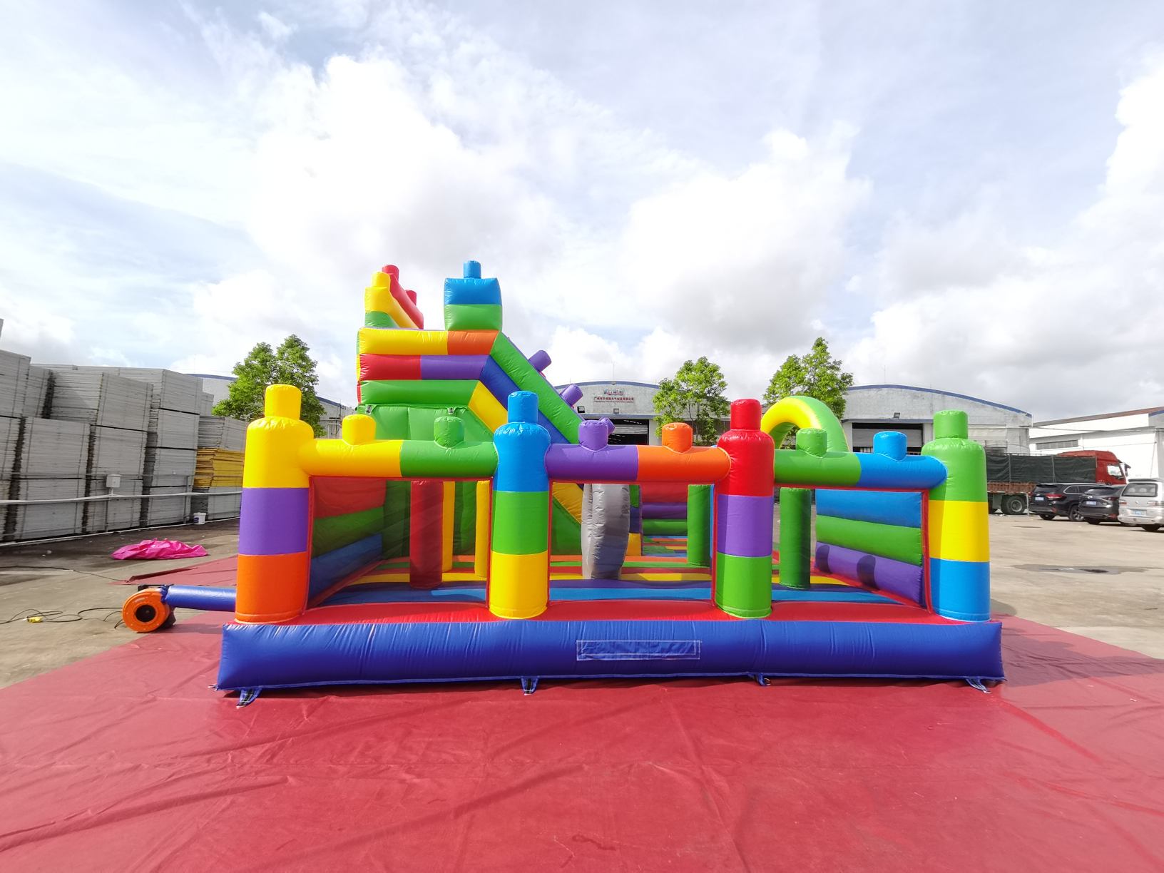 inflatable lego combo slide inflatable lego combo slide