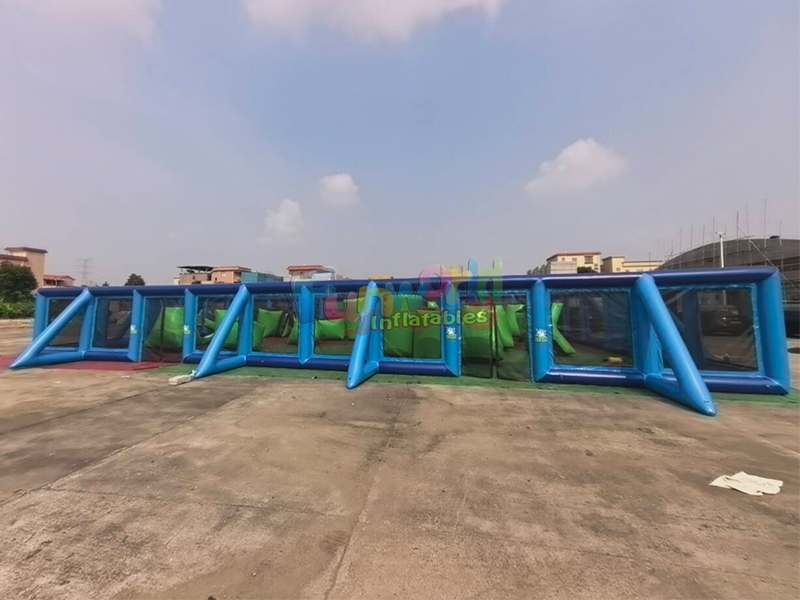 inflatable paintball arena