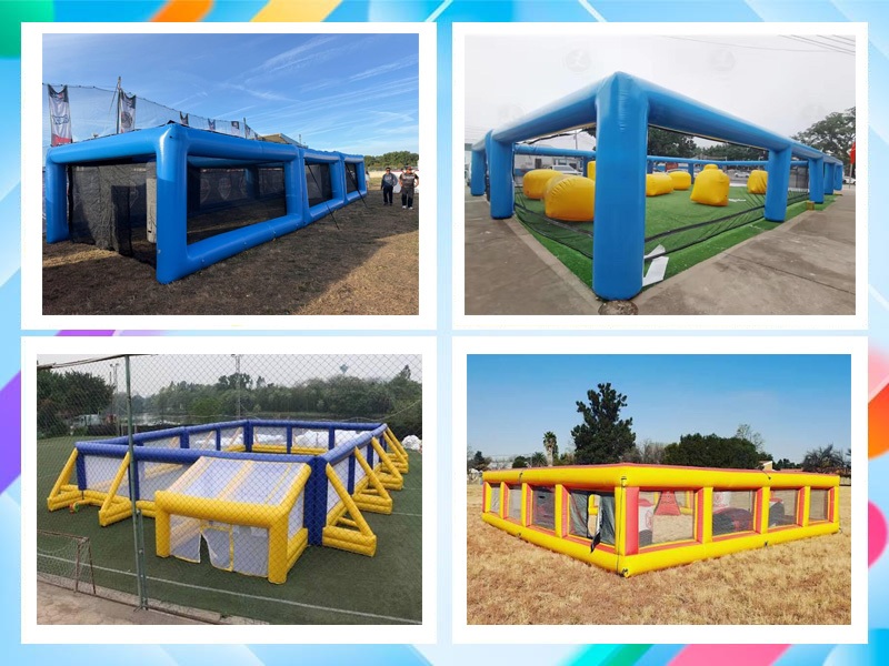 inflatable paintball obstacles