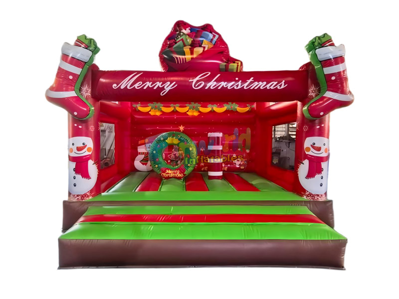 christmas inflatable bounce house